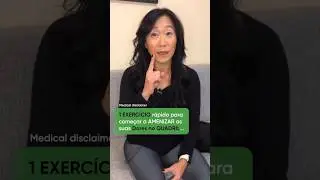 👇1 exercício rápido para começar a amenizar as dores no quadril #dornoquadril #articulacoes