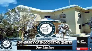 University of Balochistan Quetta user interface part 3