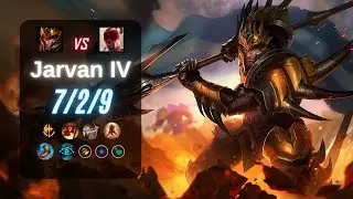 JARVAN IV JUNGLE vs LEE SIN - EUW LoL Challenger Patch 14.5