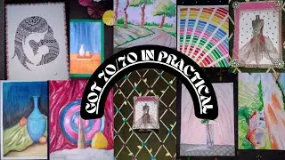 Painting Portfolio Class 12th | Painting File for CBSE class 12th @BRAINLESSLY_