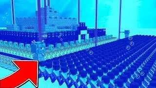 1,000 FANS VS. WORLD'S SAFEST UNDERWATER BASE! (Ft. UnspeakableGaming & MooseCraft)
