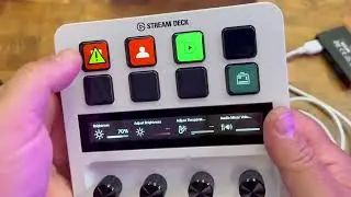 Elgato Stream Deck + White, Audio Mixer, Production Console & Studio Controller for Creators