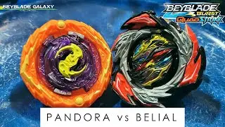 LIGHTNING PANDORA P8 vs DANGEROUS BELIAL PERFECT GEAR - Beyblade Burst ベイブレードバースト
