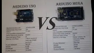 Comparison Arduino Uno VS Arduino Mega | Arduino uno | Arduino mega