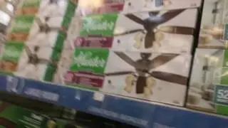 Ceiling Fan Display @ Menards Long Grove, IL 2016