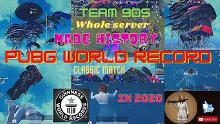 🔴World Record PUBG MOBILE 🤩 | Full Video | Whole Server | Classic Match 😎 | #90sAPRYT #Team90sOP🔥