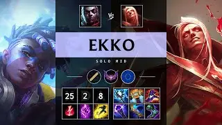 Ekko Mid vs Vladimir: Triple Kill, Legendary - EUW Master Patch 14.18