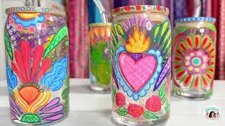 How to use paint pens on glass - and seal them