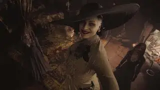 Drawing Lady Alcina from RESIDENT EVIL 8