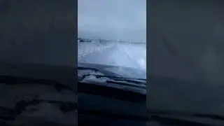 Нива по снежной целине