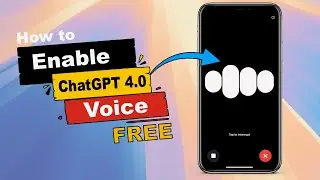 How to use ChatGPT 4.0 with Voice chat assistant on iPhone for FREE - 2024  Official Method 🔥🔥🔥