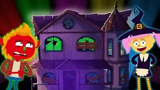 A MANSÃO ASSOMBRADA DO HALLOWEEN! Vamos Cantar! | Músicas Divertidas | Casa Teehee