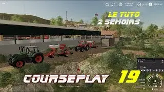 Courseplay-Autodrive FS 19      2 semoirs