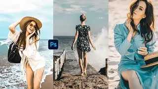 Teal and Yellow Color Grading Photoshop - Photoshop Tutorial