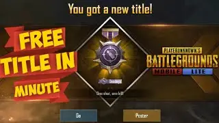 Free DeadEye Title In 3 Minute | PUBG MOBILE LITE