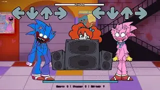 FNF || Huggy.Exe vs Kissy.Exe - Sonic.Exe Sings Playtime