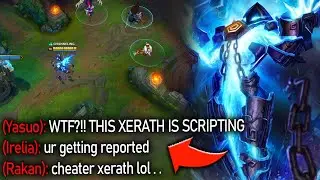RANK 1 XERATH DESTROYS 5 SMURFS IN SILVER ELO! THEY ALL CRIED 