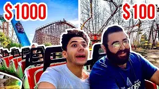 $1000 VS $100 AMUSEMENT PARK | Part 1