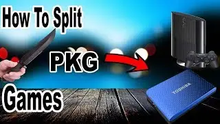 How To Split Large PKG Game Files For Your PS3 External HDD ( Very Easy 2020)