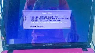 how to boot Lenovo laptop from USB drive