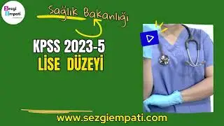 KPSS 2023-5 SAĞLIK BAKANLIĞI LİSE DÜZEYİ MİNİMUM ATAMA PUANLARI
