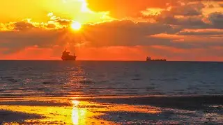 Autumn Sunrise at Priory Bay