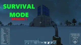 Space Engineers Survival! The Beginning Struggles!