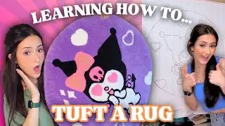 RUG TUFTING: Overcoming Challenges in My First Tufting Project!