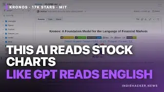 Kronos: the open-source model that reads candlestick charts (17K stars)