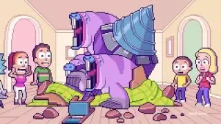 Rick and Morty Full 8 Bit Intro HD 1080p