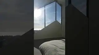 SHY RollTop Bottom-Up Automated Shaped Roller Blind From WindowTreat