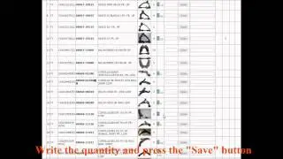 How to Order Parts from our catalogue?