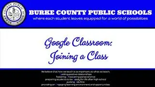 Google Classroom ❙ Joining a Class