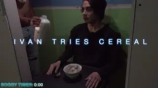 Ivan tries cereal