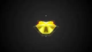 3D Unique Logo Lihgt And Deep Yellow