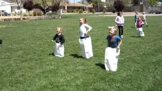 Kids Easter Sack Race 2