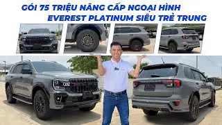 EVEREST PLATINUM BẠC 2025 THAY ĐỔI DIỆN MẠO TRẺ 10 TUỔI VỚI MÂM LỐP RAPTOR BODY VICTOR Ở AUTO STYLE