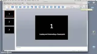 Looping and Automating in Powerpoint