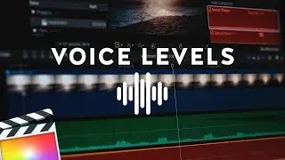 Automatically Make Your Voice Louder in Final Cut Pro X