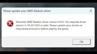 How to Fix Battlefield V AMD Radeon Drivers Version 0.0.0