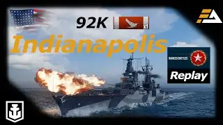 INDIANAPOLIS in Ranked | American Premium Tier VII Cruiser | World of Warships