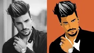 Photoshop.How to Create Vector ART with Pen Tool in Photoshop. iLLPhoCorPhics
