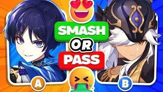 GENSHIN 😍 SMASH or PASS 🤮 | 🔥BOYS & GIRLS EDITION 🔥 (100 CHARACTERS) | GENSHIN QUIZ