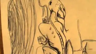 Quick demon sketch 2- in pen