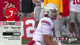 C.J. Stroud (Ohio State QB) vs Maryland 2022