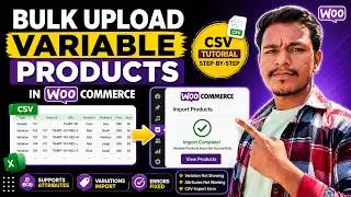 How to Bulk Upload Variable Products in WooCommerce (Step-by-Step CSV Guide) | Learn2Smart