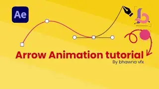 Smooth Arrow Animation in After Effects | Step-by-Step Motion Tutorial | Bhawna vfx