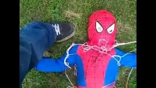 Avengers Assemble!   Batman saves Iron Man, Spiderman, and Captain America!! (Plus Catwoman!)