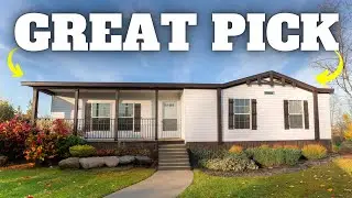 COOL & UNIQUE lil' multi-section mobile home! Prefab House Tour
