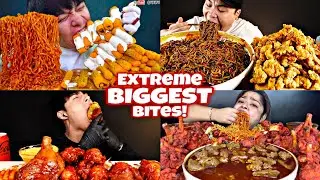 The HUNGRIEST mukbangers taking the BIGGEST BITES!🙀😱